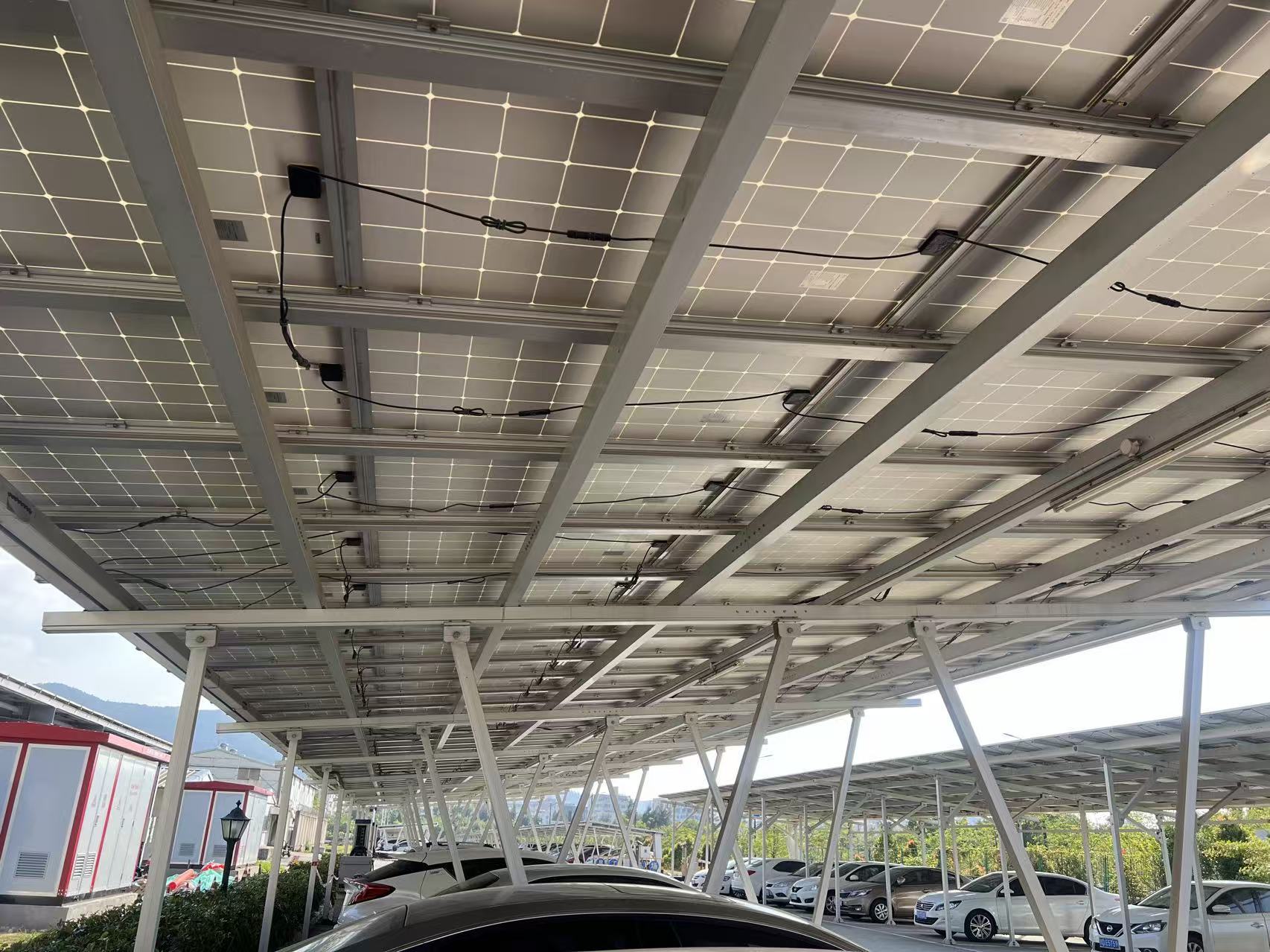 ایلومینیم کھوٹ واٹر پروف کارپورٹ کا کام