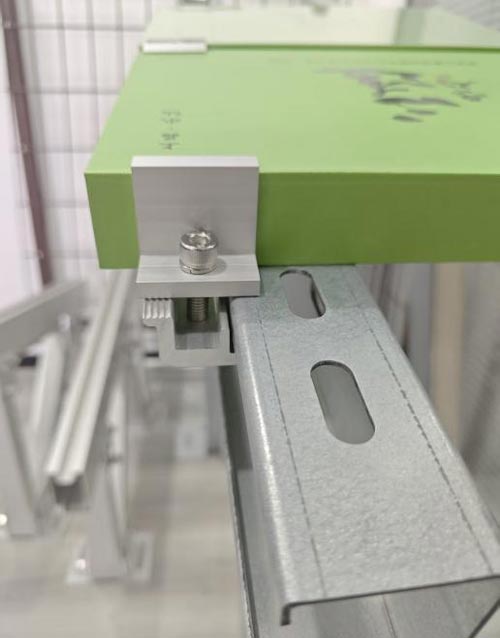 No Drill Solar end clamp